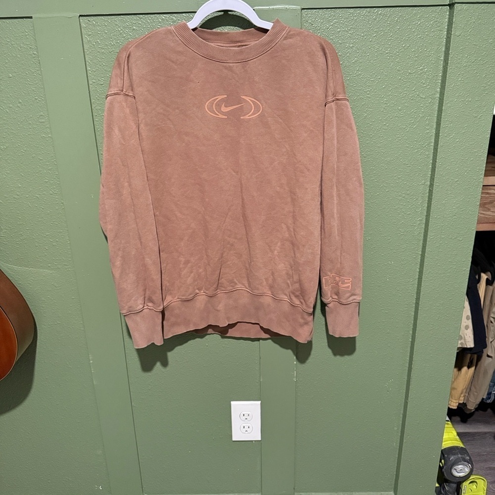 Nike Brown Crewneck Sweater - Picture 1 of 3